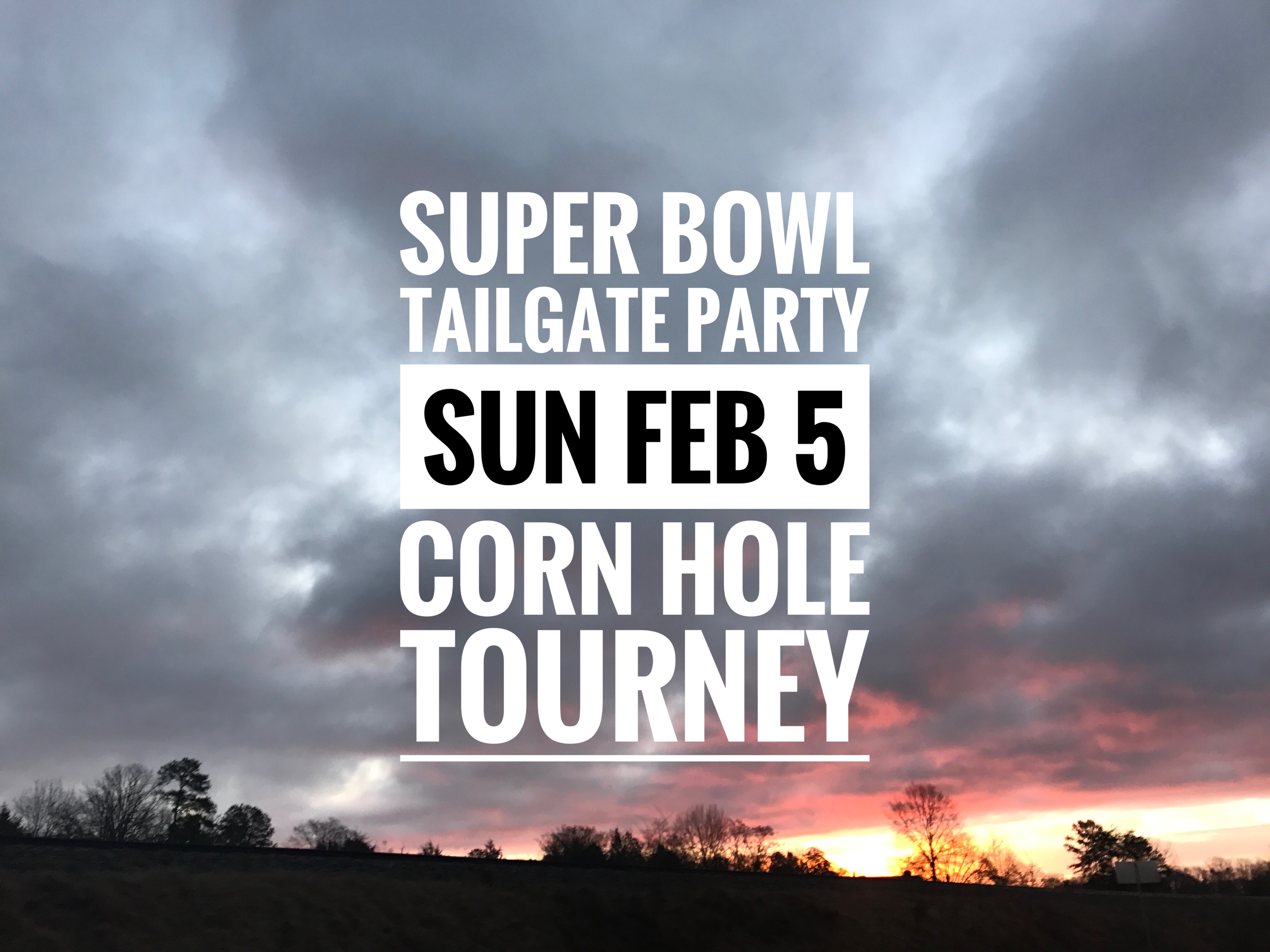 Join us for the Super Bowl!